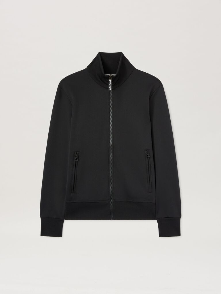 LOGO TRACK-BACK CURVED JACKET BLACK BACK CURVED LOGO TRACK JACKET BLACK – OF